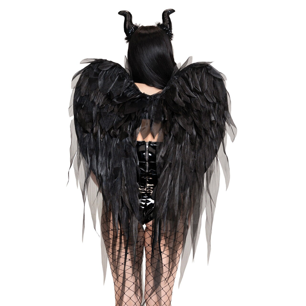 Op deze afbeelding zie je een Accessoires, van het merk Leg Avenue. Dark Enchantress Wings & Horn Set
