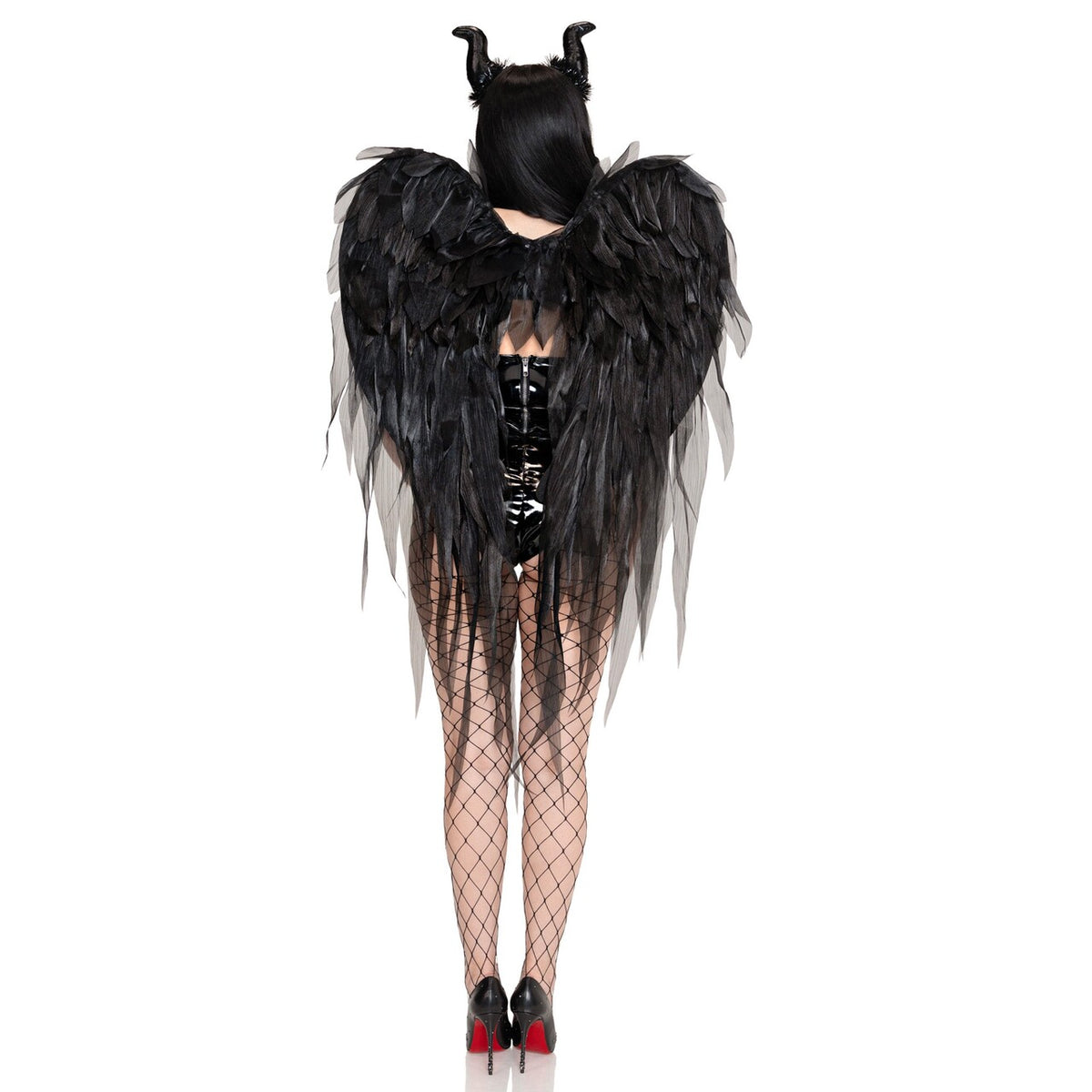 Op deze afbeelding zie je een Accessoires, van het merk Leg Avenue. Dark Enchantress Wings & Horn Set