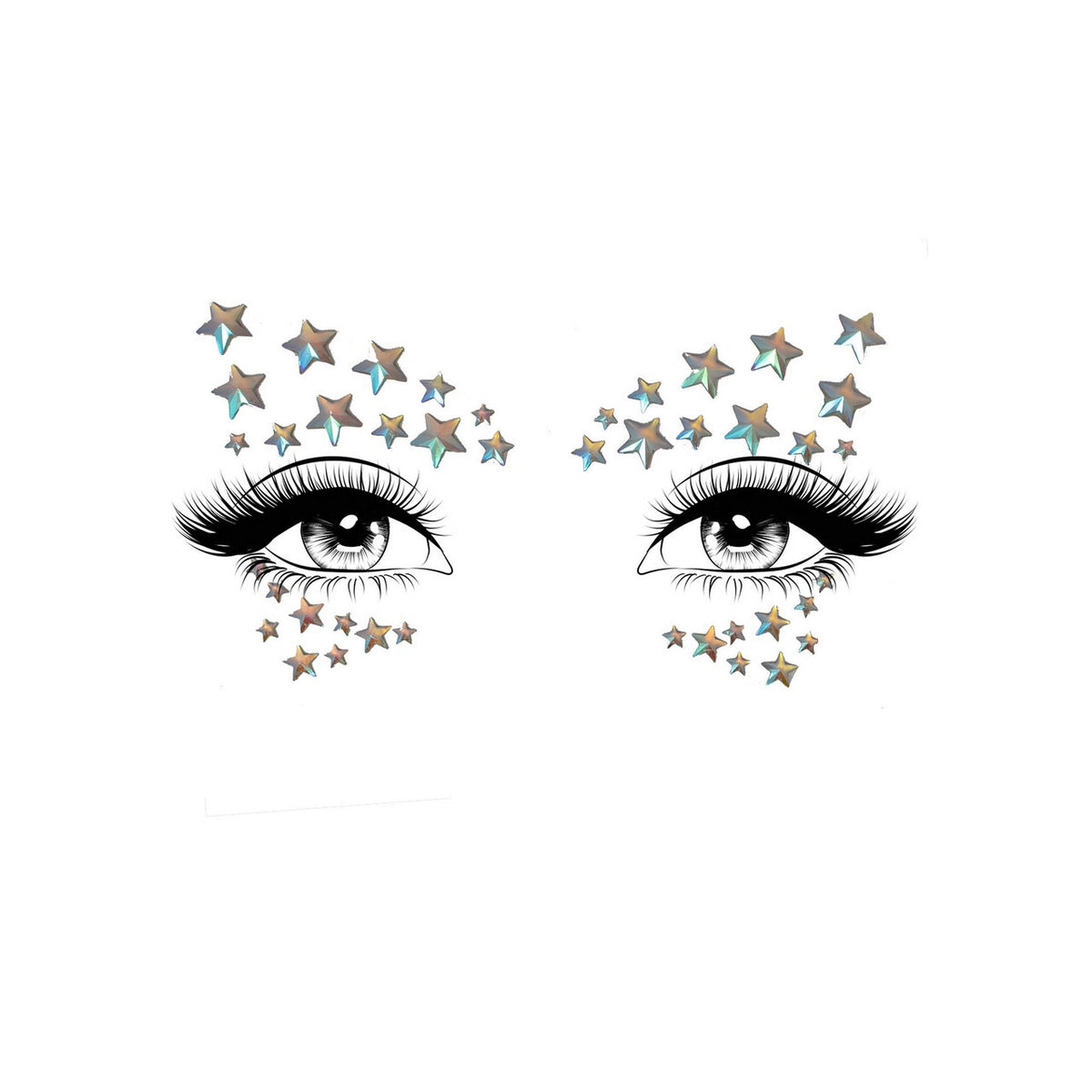 Op deze afbeelding zie je een Decoratie, van het merk Leg Avenue. Star Of The Show Bodystickers