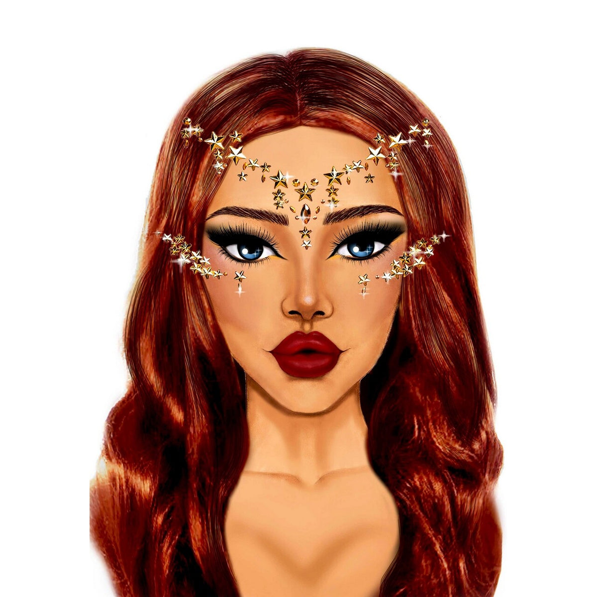 Op deze afbeelding zie je een Decoratie, van het merk Leg Avenue. Star Sign Body Stickers