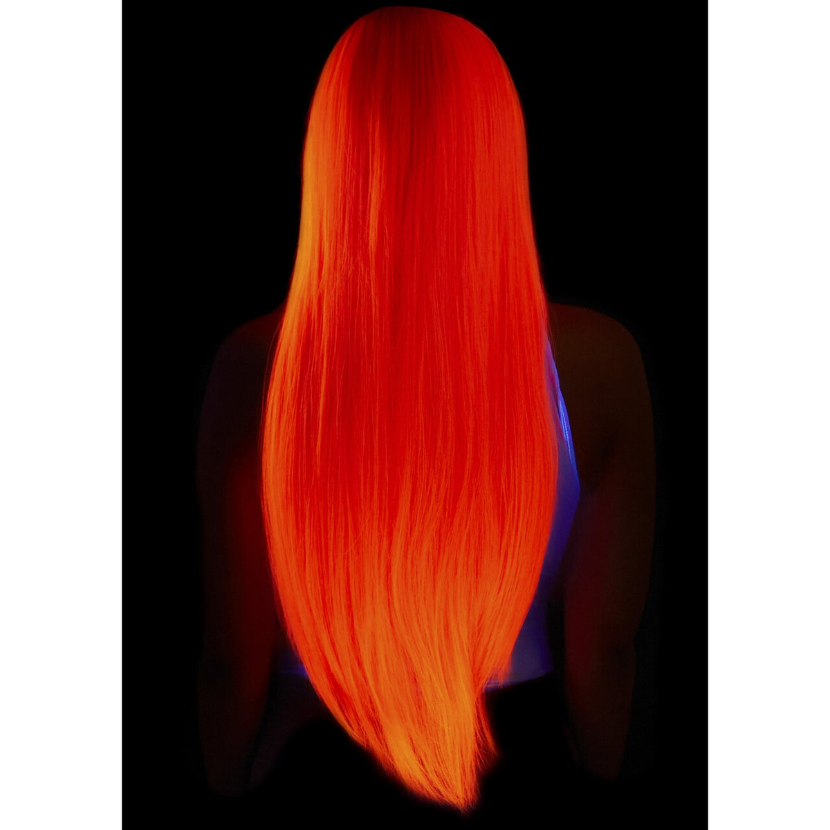 Op deze afbeelding zie je een Accessoires, van het merk Leg Avenue. Verstelbare Pruik Glow Under Blacklight Roze