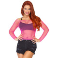 Visnet Shirt Popster Roze Vrouw