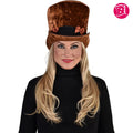 Chapeau Haut De Forme Marron Steampunk
