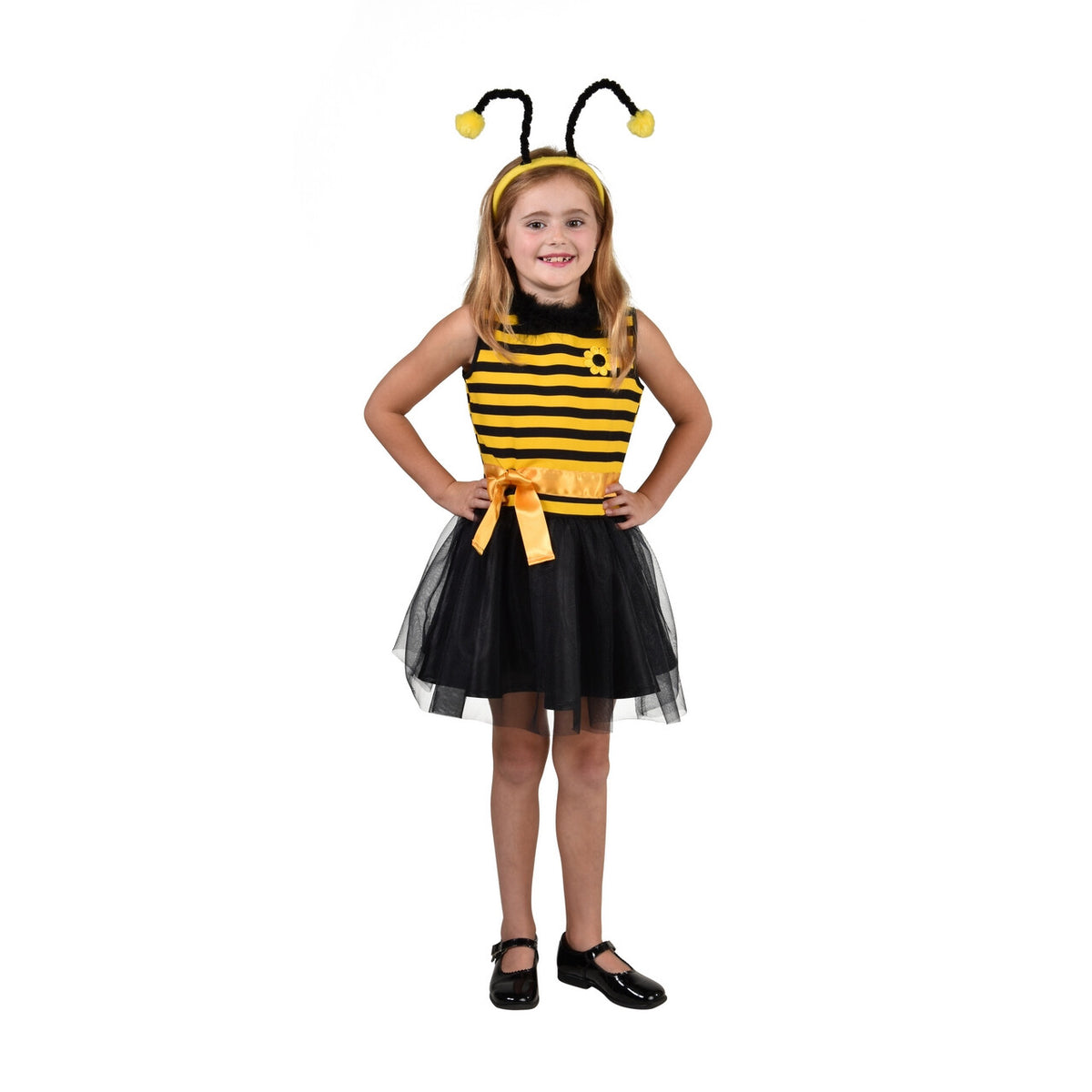 Op deze afbeelding zie je een Kostuums, van het merk Magic By Freddy's. Queen Bee Zonder Schattig Meisje Kostuum