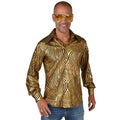 Chemise Disco Vertigineuse Or