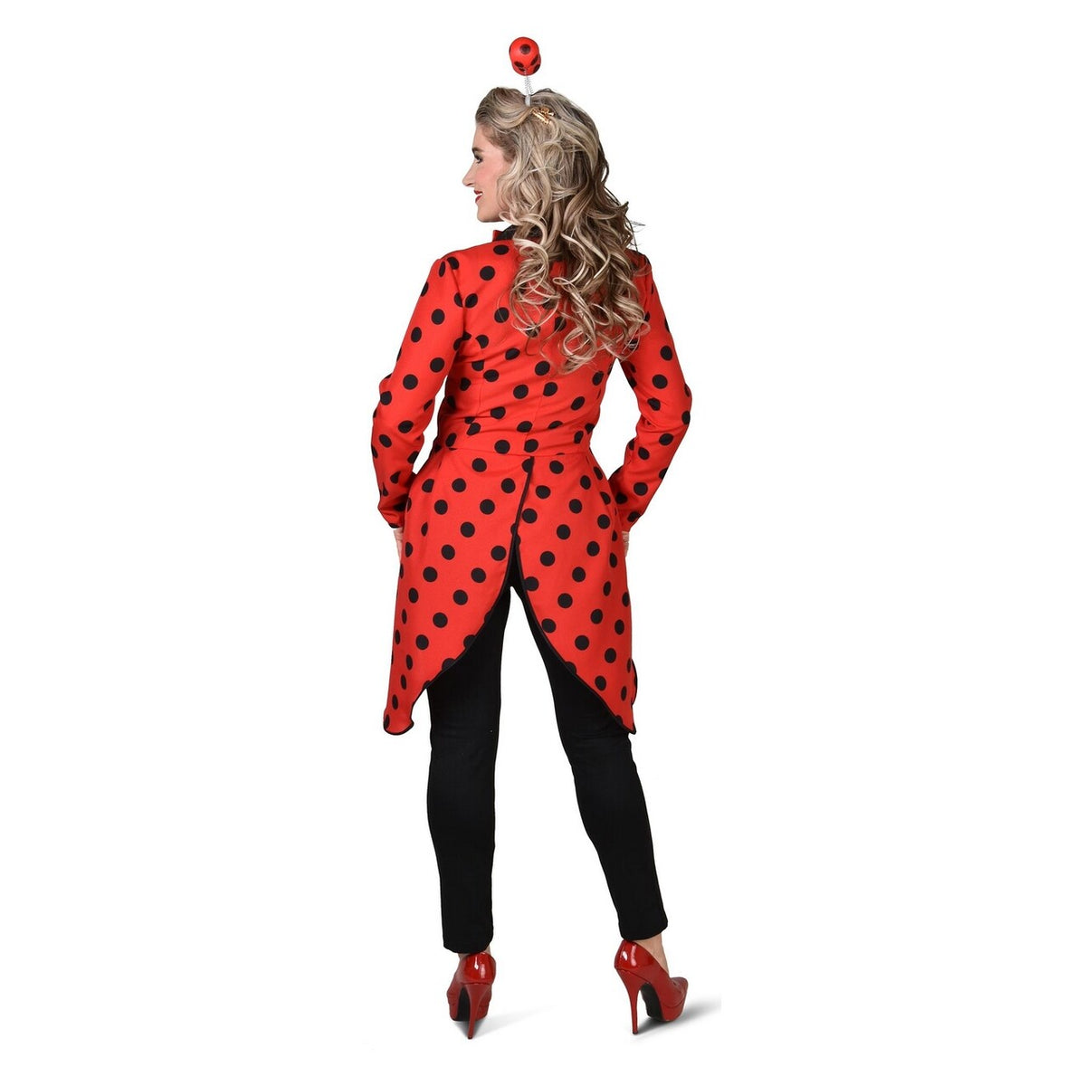 Op deze afbeelding zie je een Kostuums, van het merk Magic By Freddy's. Stip The Lady Bug Vrouw