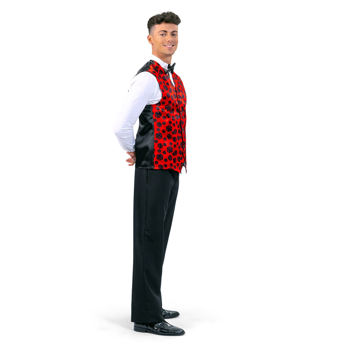 Op deze afbeelding zie je een Kostuums, van het merk Magic By Freddy's. Roll The Dice Gilet Man