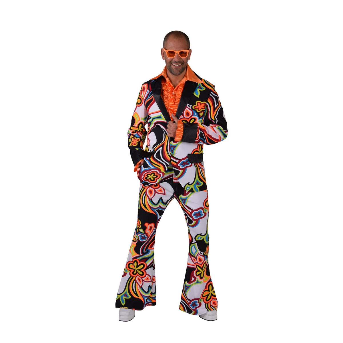 Op deze afbeelding zie je een Kostuums, van het merk Magic By Freddy's. Funky Fantasie Soul Jaren 70 Man Kostuum