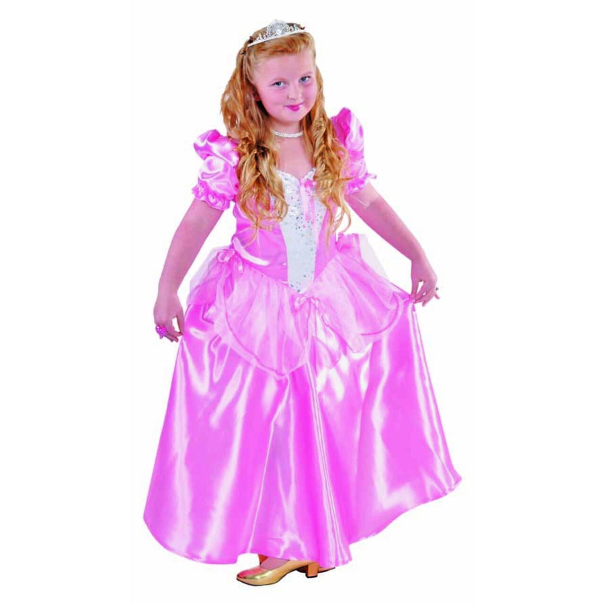 Op deze afbeelding zie je een Kostuums, van het merk Magic By Freddy's. Elegante Roze Prinses Sprookjes Verhaal Meisje Kostuum