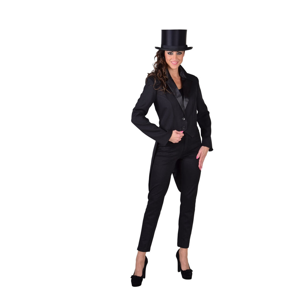 Op deze afbeelding zie je een Kostuums, van het merk Magic By Freddy's. Cabaret Slipjas Circus Artiest Zwart Vrouw