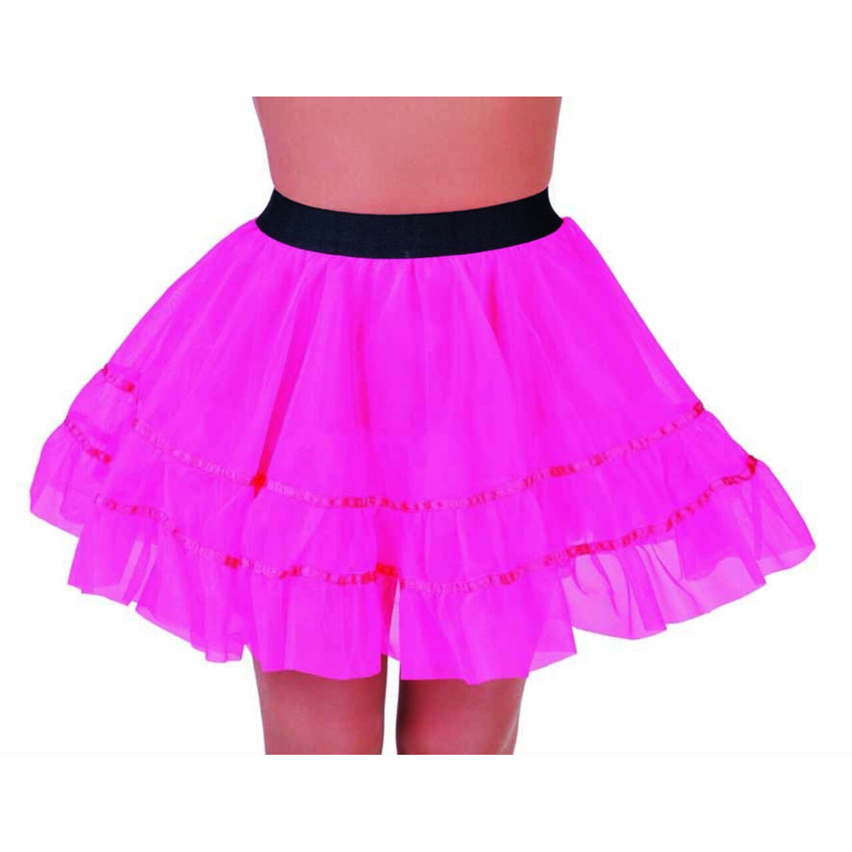 Op deze afbeelding zie je een Kostuums, van het merk Magic By Freddy's. Rockabilly Petticoat Roze Vrouw