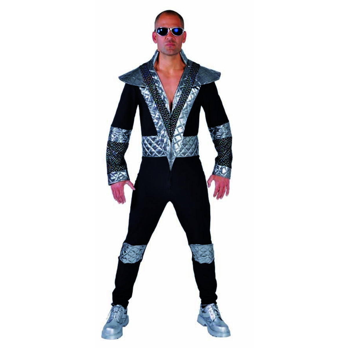 Op deze afbeelding zie je een Kostuums, van het merk Magic By Freddy's. Glamrock Space Traveller Man Kostuum