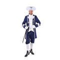 Manches Brillantes Marquis Bleu Costume