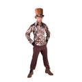 Chemisier Steampunk Brillant Industriel