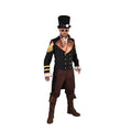 Manteau Steampunk à Col Bronze Brillant