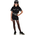 Menottes Policière Sévère Noire Costume