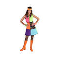 Grands Motifs Colorés Néon Années 80 Costume