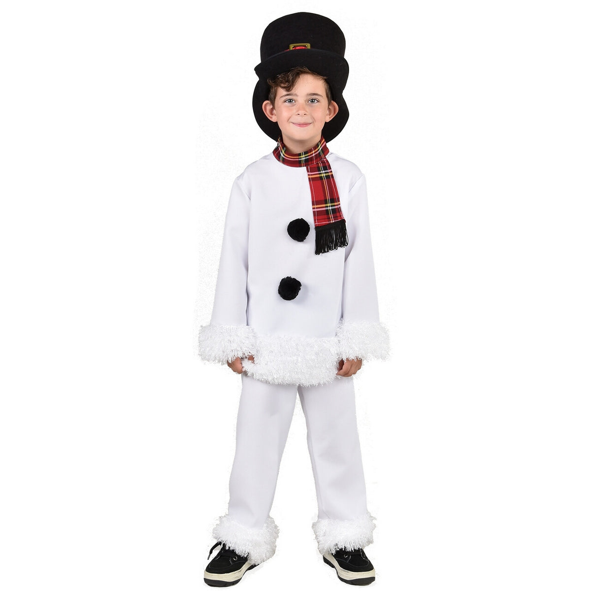 Op deze afbeelding zie je een Kostuums, van het merk Magic By Freddy's. Ollie De Warme Sneeuwpop Jongen Kostuum