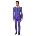 Le Farceur Costume Rayé Violet Costume Homme