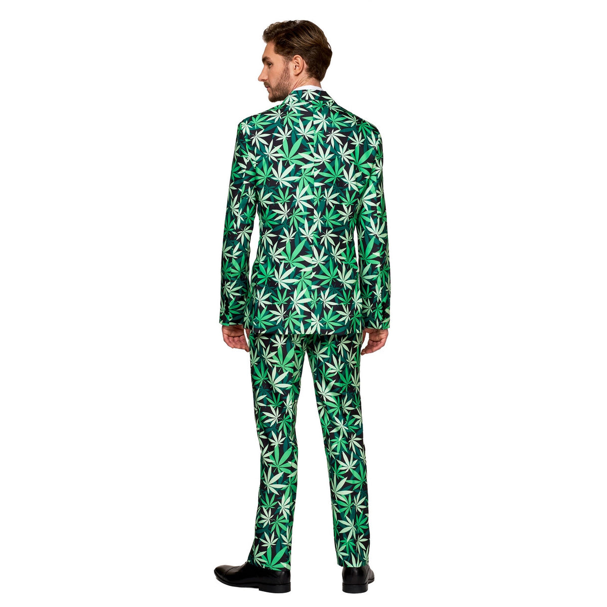 Op deze afbeelding zie je een Kostuums, van het merk Suitmeister. Hennep Plant Cannabis Wiet Man Kostuum