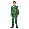Costume Sapins Étincelants Verts Costume Homme