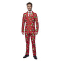 Arbres De Noël Étoiles Rouge Costume Homme