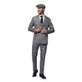 Gangster Des Années 20 En Costume Gris Costume Homme