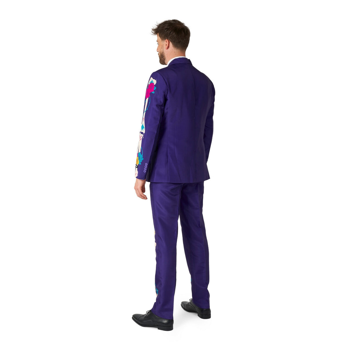 Op deze afbeelding zie je een Kostuums, van het merk Suitmeister. Sugar Skull Colourplay Man Kostuum