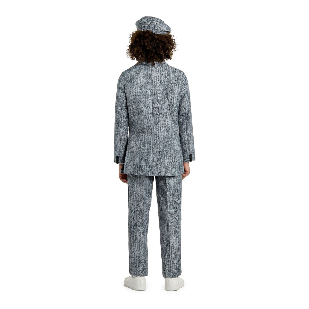 Op deze afbeelding zie je een Kostuums, van het merk Suitmeister. Boys 20s Gangster Grey Jongen