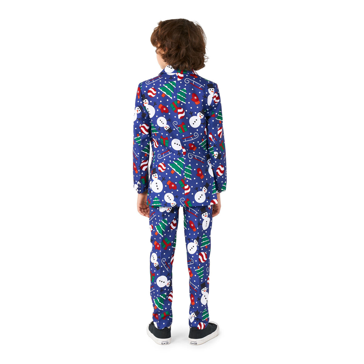 Op deze afbeelding zie je een Kostuums, van het merk Suitmeister. Boys Christmas Snowman Blauw Jongen Kostuum
