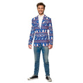 Veste Nordique Bleue De Noël Homme
