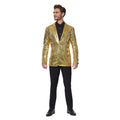Veste Dorée De Spectacle À Paillettes Homme
