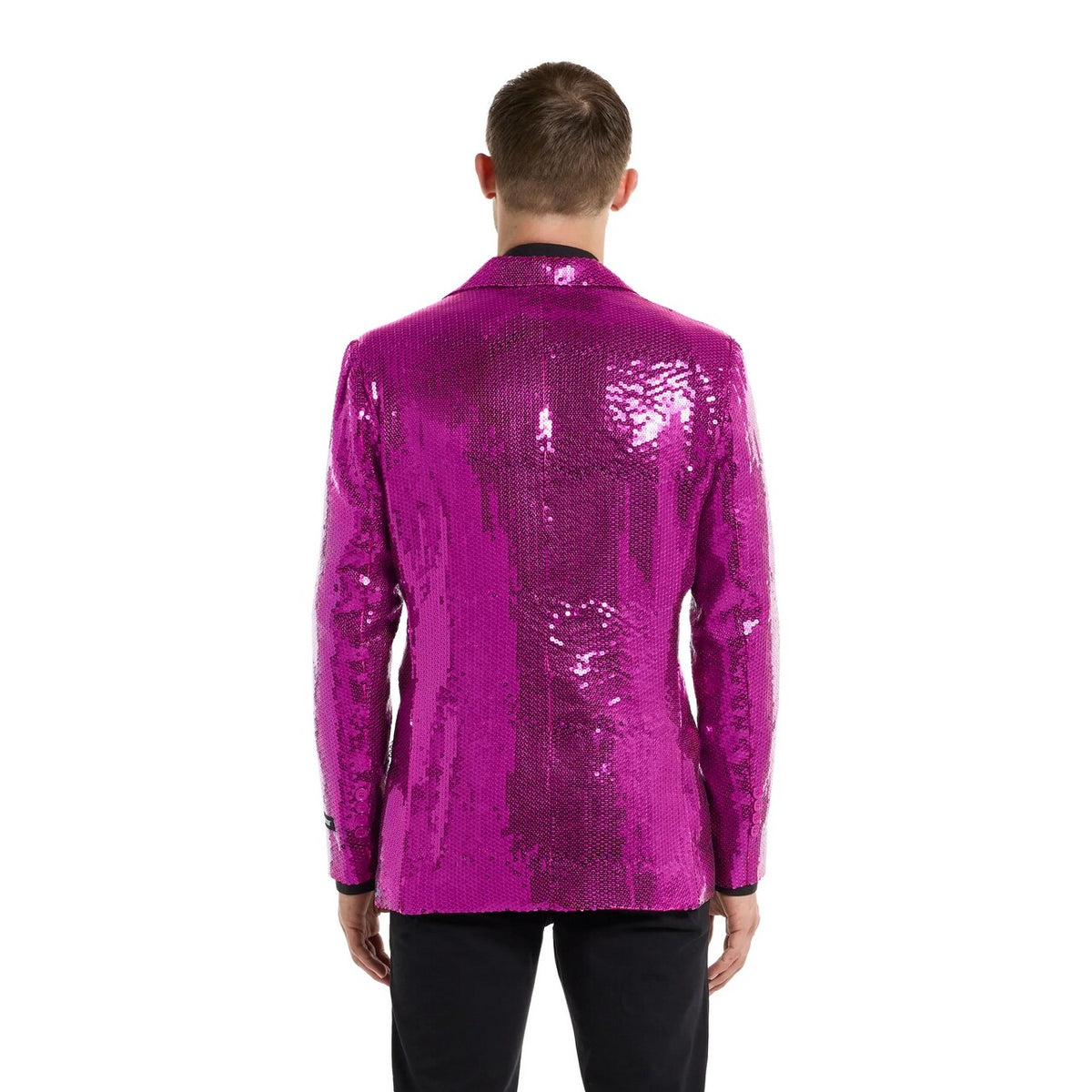 Op deze afbeelding zie je een Kostuums, van het merk Opposuits. Sequins Pink Blazer Man