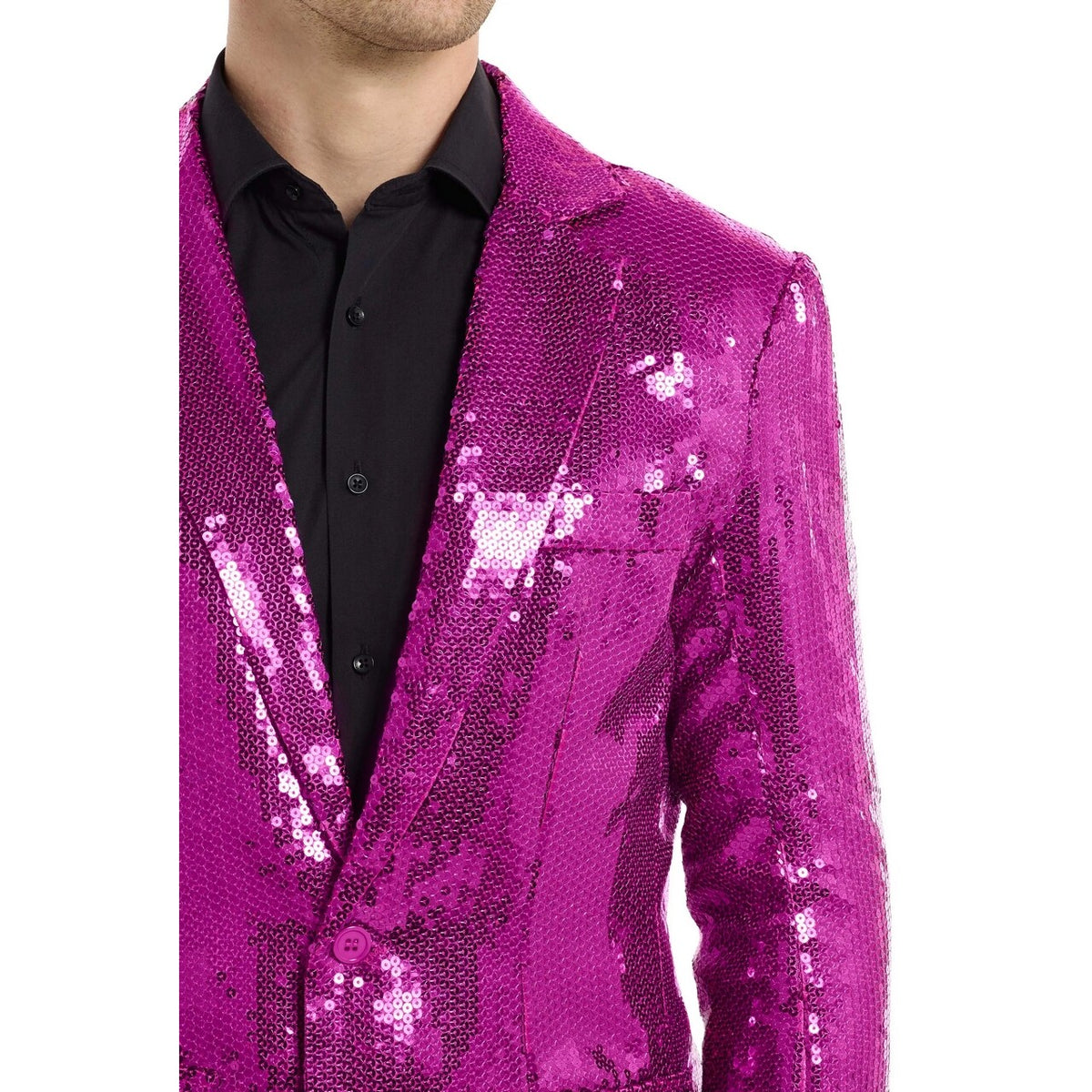 Op deze afbeelding zie je een Kostuums, van het merk Opposuits. Sequins Pink Blazer Man