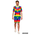 Arc-En-Ciel Estival Coloré Costume Homme