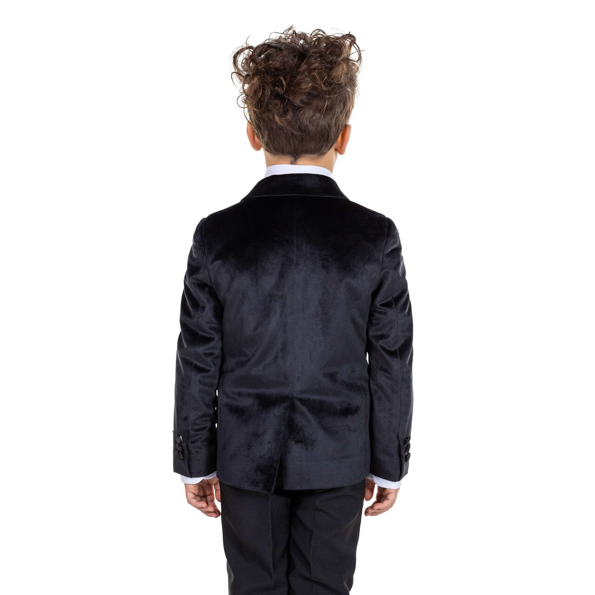 Op deze afbeelding zie je een Kostuums, van het merk Opposuits. Boys Dinner Jacket - Black Jongen Kostuum
