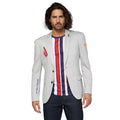 Veste Déquipe De Support Grise Homme