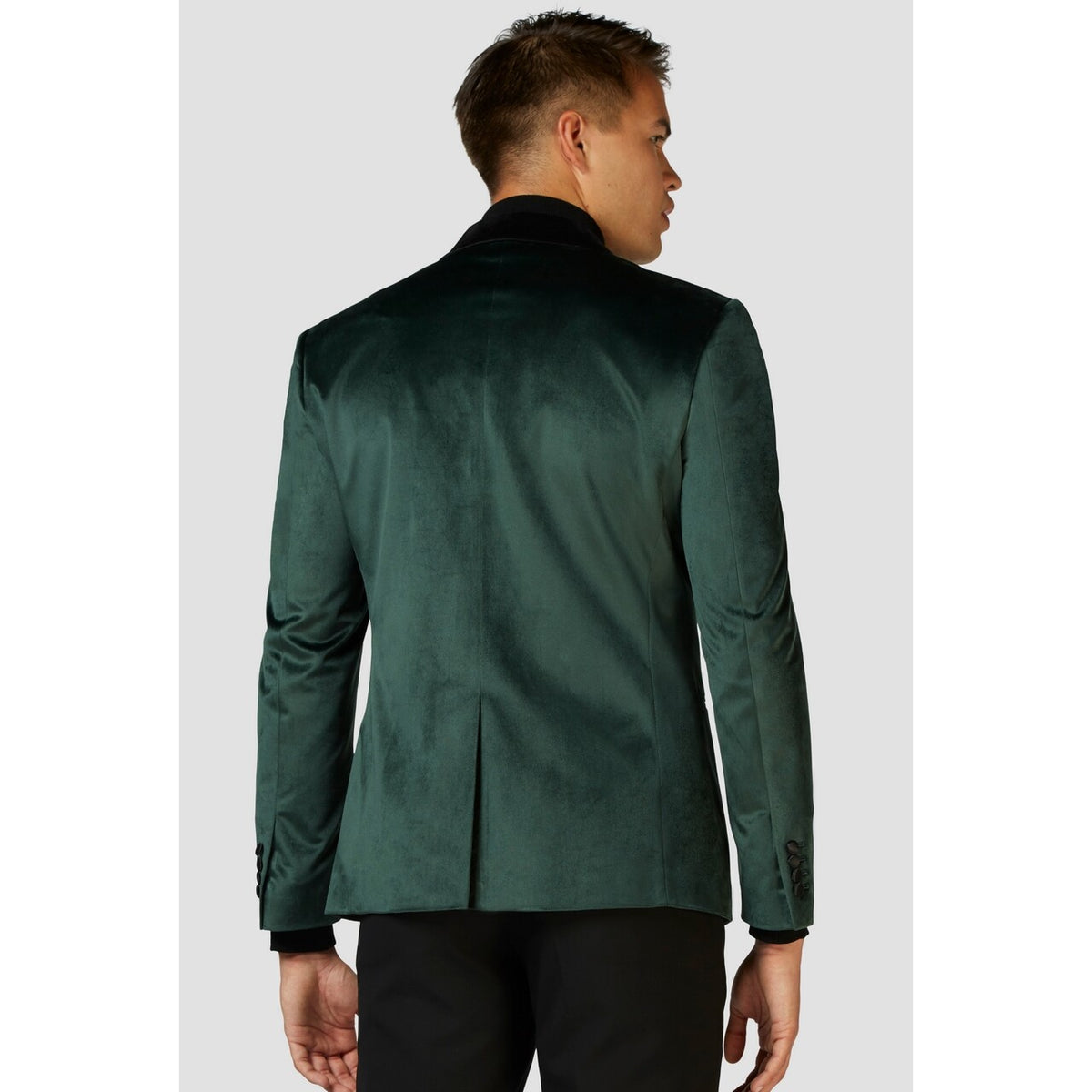Op deze afbeelding zie je een Kostuums, van het merk Opposuits. Elegante Gala Jas Donkergroen Man