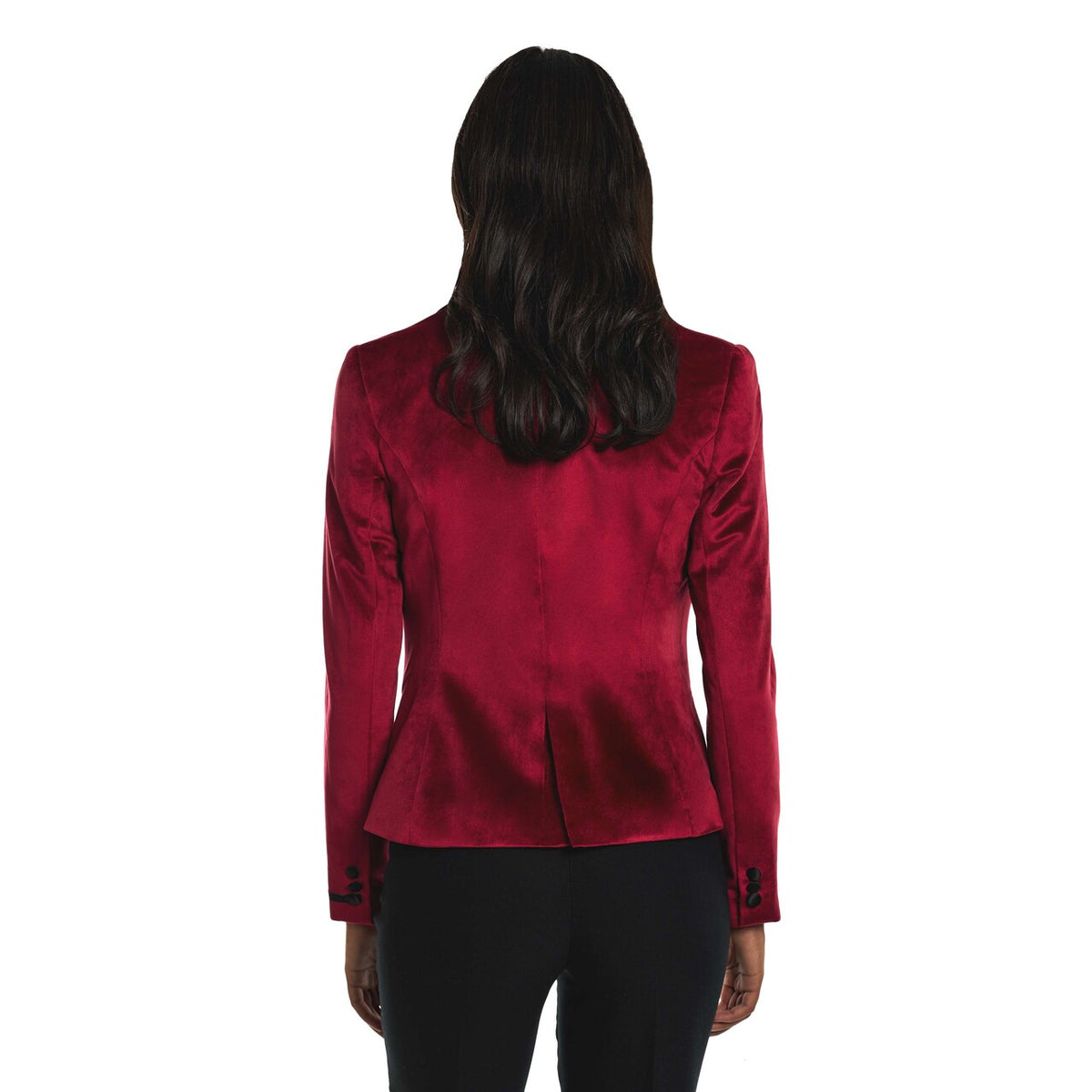 Op deze afbeelding zie je een Kostuums, van het merk Opposuits. Womens Dinner Jacket - Burgundy Vrouw