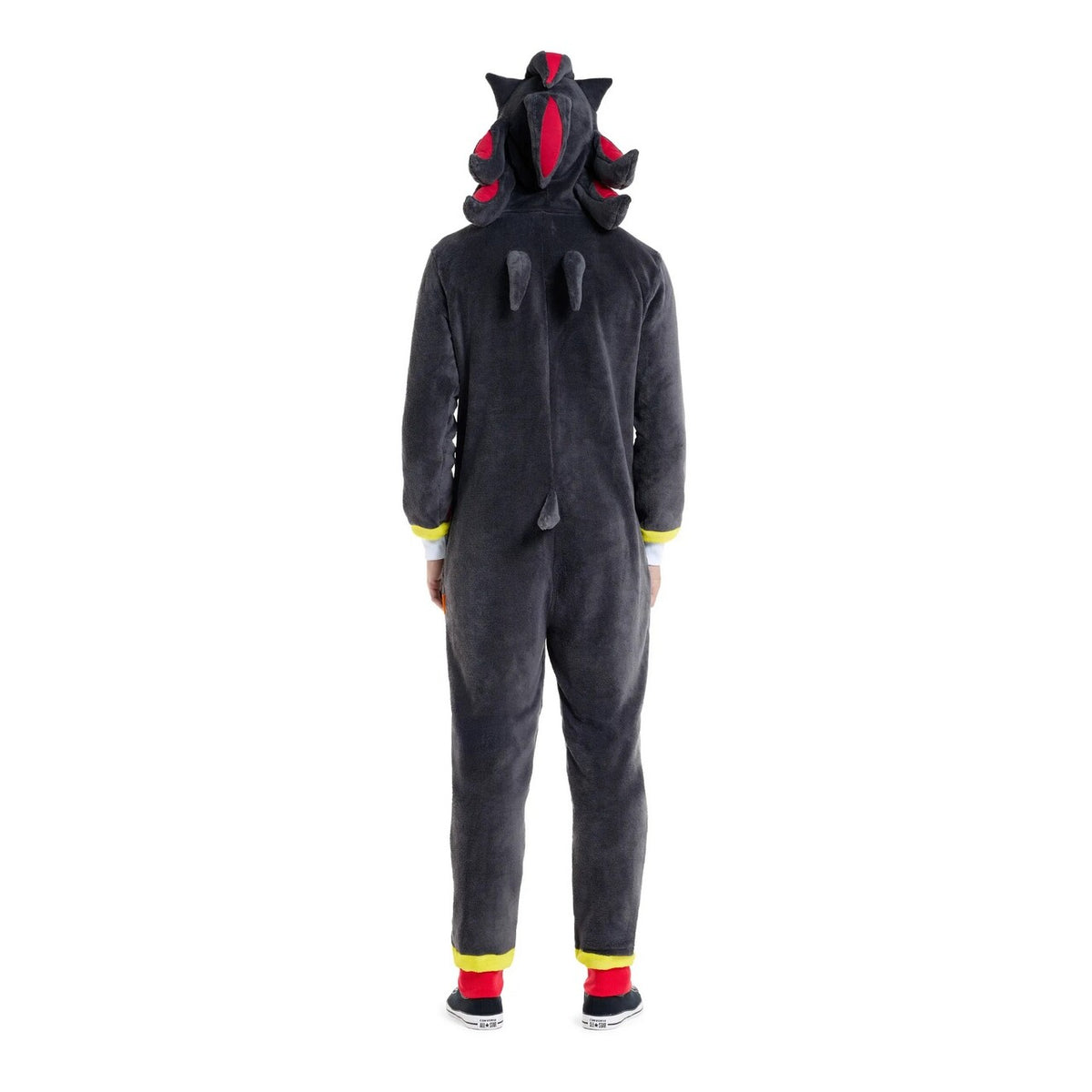 Op deze afbeelding zie je een Kostuums, van het merk Opposuits. Shadow Relax Onesie Man Kostuum