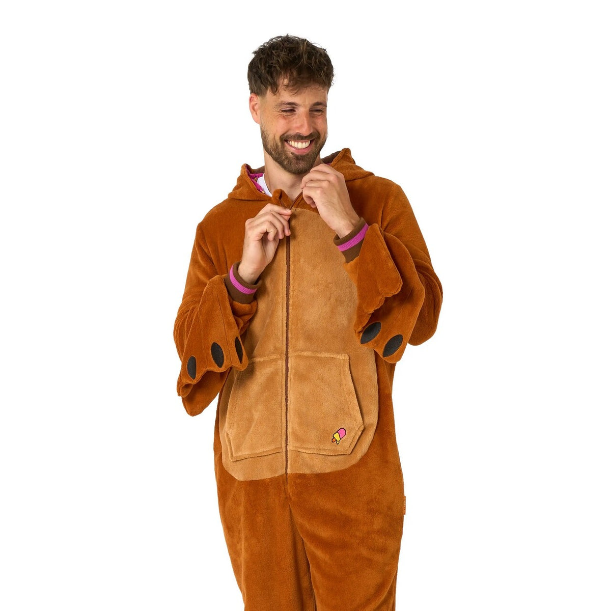 Op deze afbeelding zie je een Kostuums, van het merk Opposuits. Wally De Walrus Onesie Man Kostuum