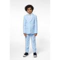 Magnifique En Bleu Clair Costume