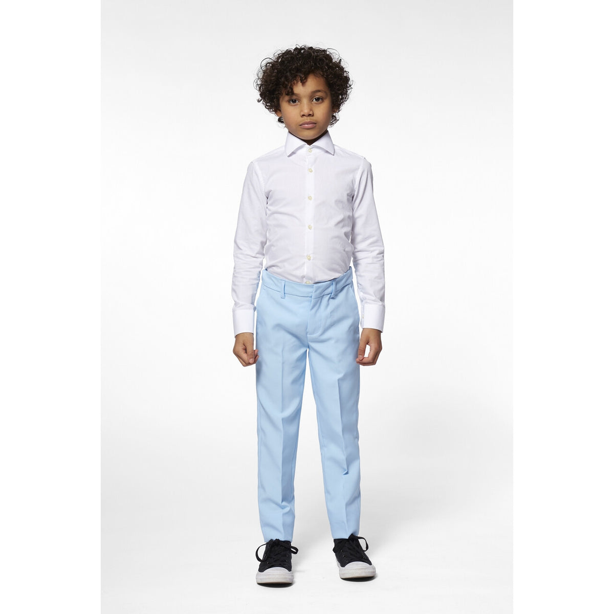Op deze afbeelding zie je een Kostuums, van het merk Opposuits. Wauw In Lichtblauw Jongen Kostuum