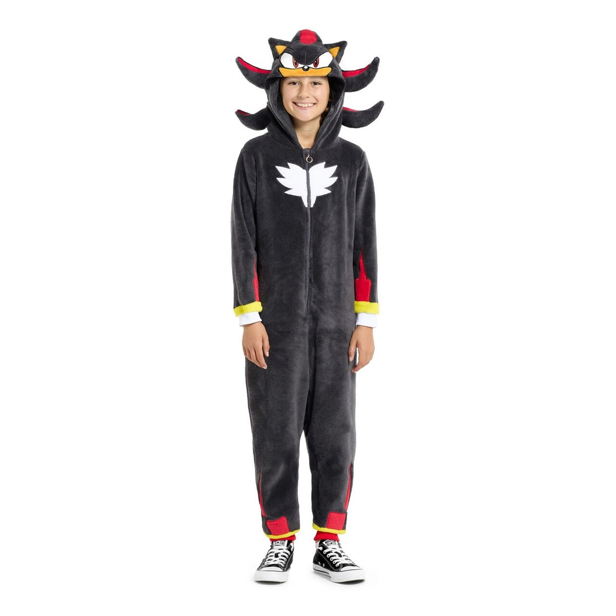 Op deze afbeelding zie je een Kostuums, van het merk Opposuits. High Power Level Shadow Jongen Kostuum