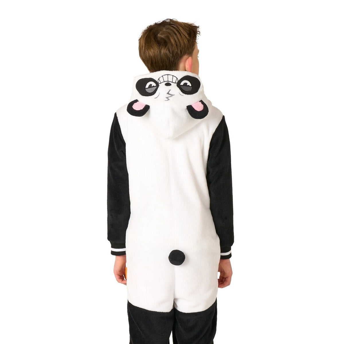 Op deze afbeelding zie je een Kostuums, van het merk Opposuits. Knullige En Ondeugende Panda Onesie Kind Kostuum