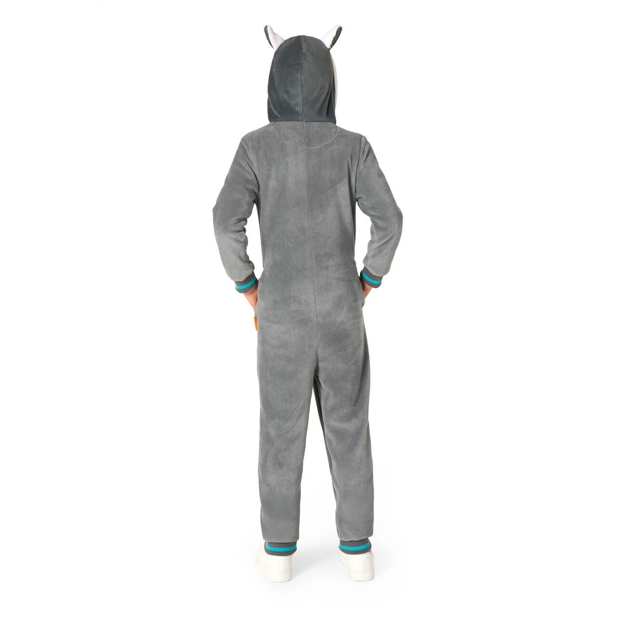 Op deze afbeelding zie je een Kostuums, van het merk Opposuits. Lola Lemur Relax Onesie Kind Kostuum
