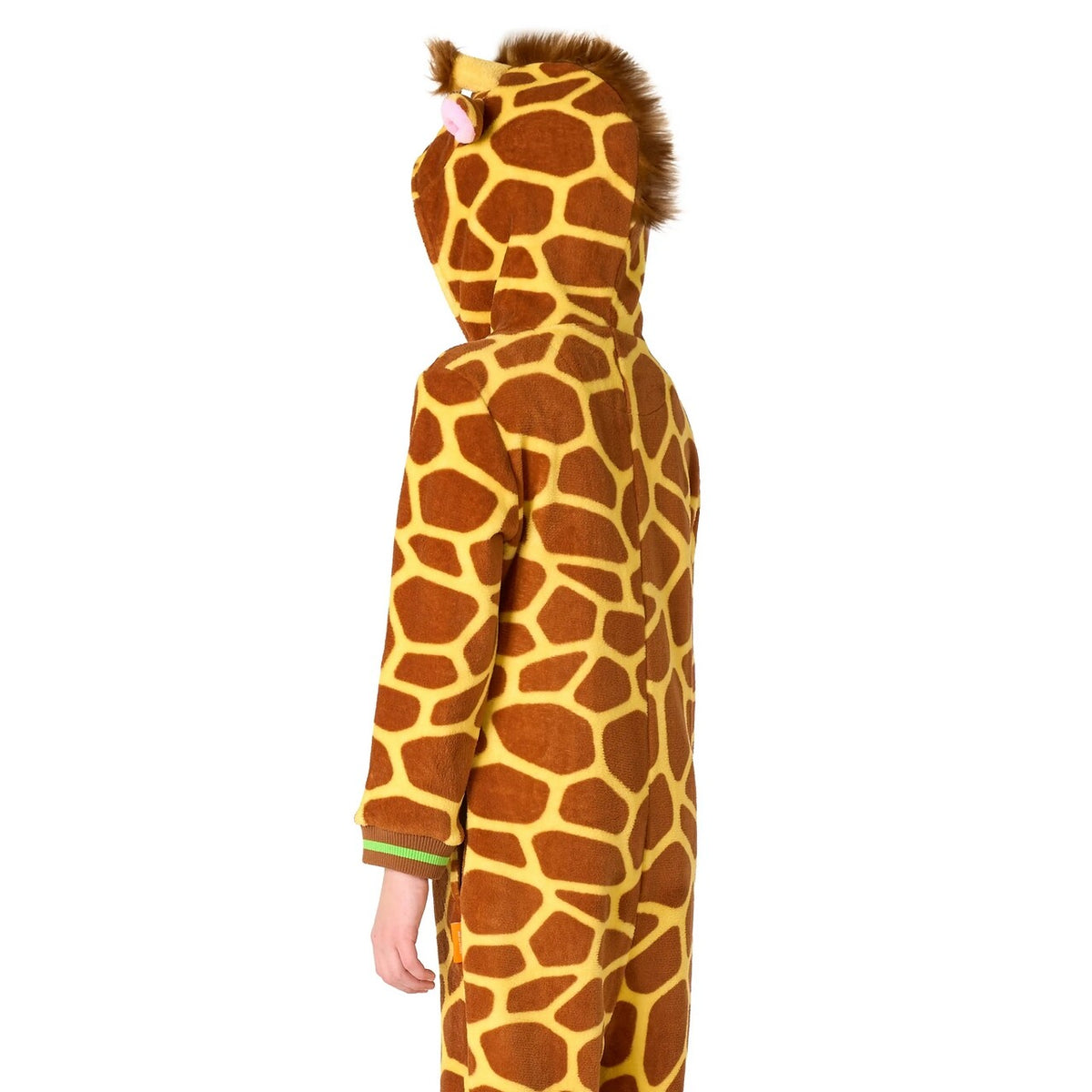 Op deze afbeelding zie je een Kostuums, van het merk Opposuits. Gina Giraffe Onesie Kind Kostuum
