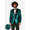 Paillettes Turquoise Éclatantes Homme