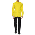 Chemise Jaune Yellow Fellow À Manches Longues Homme