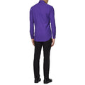 Chemise Purple Prince À Manches Longues Homme